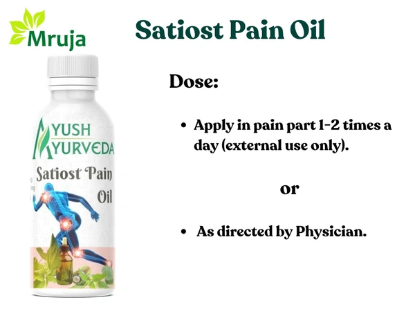 Satiost Pain Oil - 100 ml