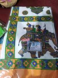 Simple Print Double Bed Sheet (Given Price Is Of EACH) - White, Large
