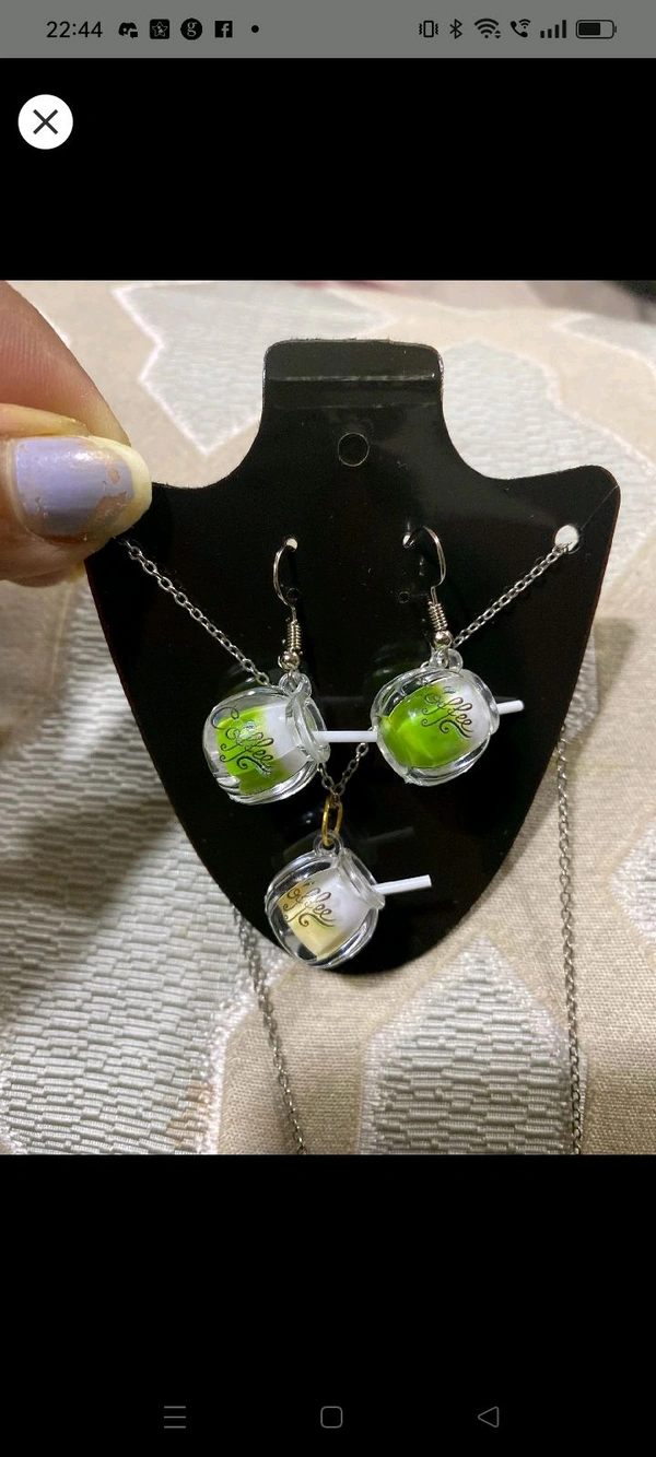 Miniature Jewellery Set  - Green, Small