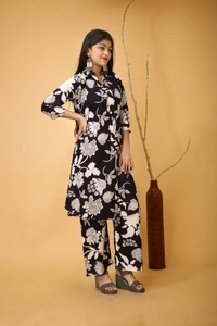 Arihant Creations Poly Rayon Printed Co-ord Set for Women – Comfortable and Stylish - Large - 40 cm