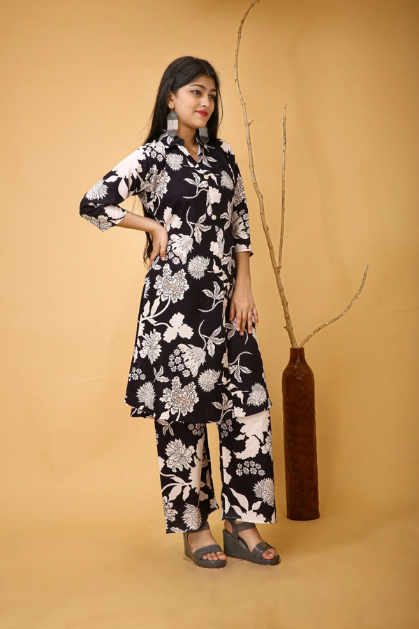 Arihant Creations Poly Rayon Printed Co-ord Set for Women – Comfortable and Stylish - Large - 40 cm