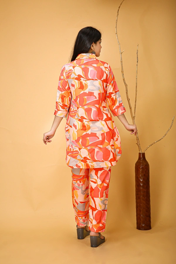 Arihant Creations Poly Rayon Printed Co-ord Set for Women – Comfortable and Stylish - Large - 40 cm