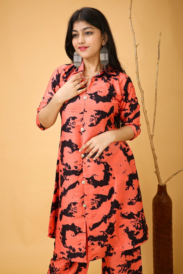 Arihant Creations Poly Rayon Printed Co-ord Set for Women – Comfortable and Stylish - Large - 40 cm