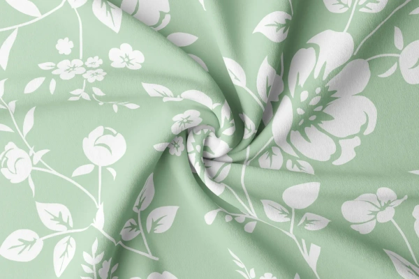 Arihant Creations Rayon Digital Print Fabric  | 44 Width, Unstitched, Poly Blend - Rayon