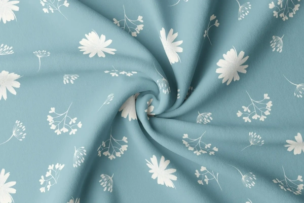Arihant Creations Rayon Digital Print Fabric  | 44 Width, Poly Blend, Unstitched - Rayon
