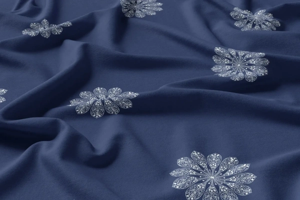 Arihant Creations Rayon Digital Print Fabric  | 44 Width, Unstitched, Poly Blend - Rayon