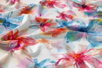 Arihant Creations Rayon Digital Print Fabric 2.5 MTR | 44 Width, Unstitched, Poly Blend - Rayon 2.5 MTR