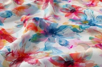 Arihant Creations Rayon Digital Print Fabric 2.5 MTR | 44 Width, Unstitched, Poly Blend - Rayon 2.5 MTR