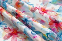 Arihant Creations Rayon Digital Print Fabric 2.5 MTR | 44 Width, Unstitched, Poly Blend - Rayon 2.5 MTR