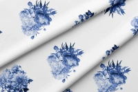 Arihant Creations Rayon Digital Print Fabric  | 44 Width, Unstitched, Poly Blend - Rayon