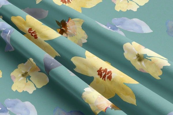 Arihant Creations Rayon Digital Print Fabric 2.5 MTR | 44 Width, Unstitched, Poly Blend - Rayon 2.5 MTR