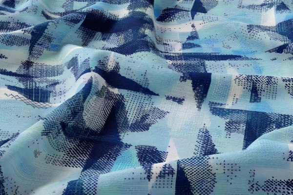 Arihant Creations Rayon Digital Print Fabric, 44 Inches Width, Soft, Lightweight, Durable - Rayon