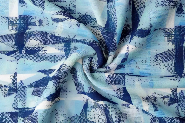 Arihant Creations Rayon Digital Print Fabric, 44 Inches Width, Soft, Lightweight, Durable - Rayon