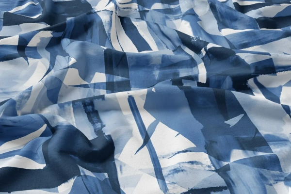 Arihant Creations Rayon Digital Print Fabric  | Poly Blend, Unstitched, 44 Width - Rayon