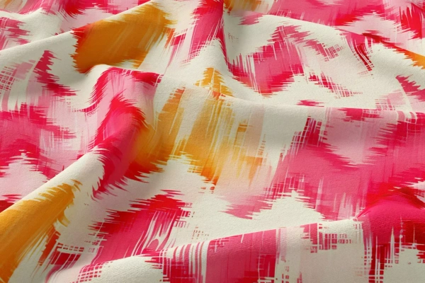 Arihant Creations Rayon Digital Printed Fabric, 44 Inches Width, Soft, Lightweight, Durable - Rayon