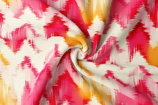 Arihant Creations Rayon Digital Printed Fabric, 44 Inches Width, Soft, Lightweight, Durable - Rayon