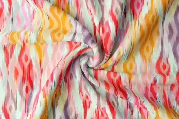 Arihant Creations Rayon Digital Print Fabric, 44 Inches Width, Soft, Lightweight, Durable - Rayon