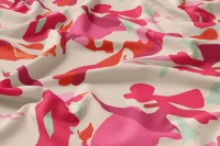 Arihant Creations Rayon Digital Print Fabric  | Poly Blend, Unstitched, 44 Width - Rayon
