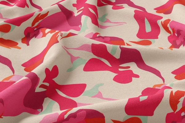 Arihant Creations Rayon Digital Print Fabric  | Poly Blend, Unstitched, 44 Width - Rayon