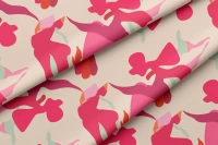 Arihant Creations Rayon Digital Print Fabric  | Poly Blend, Unstitched, 44 Width - Rayon