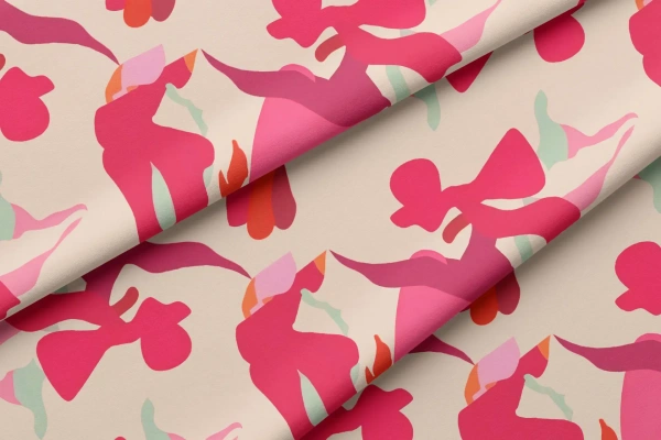 Arihant Creations Rayon Digital Print Fabric  | Poly Blend, Unstitched, 44 Width - Rayon