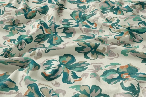 Arihant Creations Rayon Digital Printed Fabric, 44 Inches Width, Soft & Lightweight, Durable - Rayon