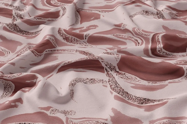 Arihant Creations Rayon Digital Print Fabric 2.5 MTR | 44 Width, Poly Blend, Unstitched - Rayon 2.5 MTR