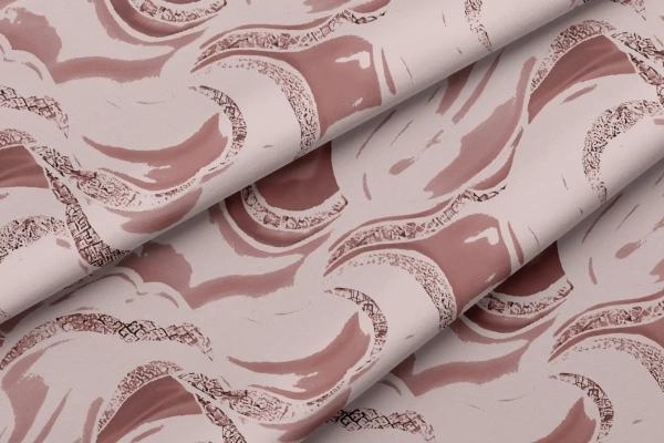 Arihant Creations Rayon Digital Print Fabric 2.5 MTR | 44 Width, Poly Blend, Unstitched - Rayon 2.5 MTR