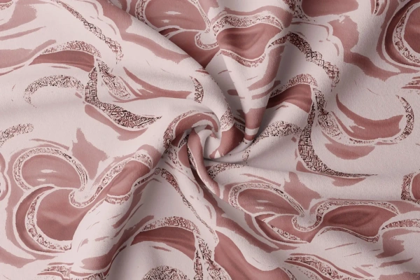 Arihant Creations Rayon Digital Print Fabric 2.5 MTR | 44 Width, Poly Blend, Unstitched - Rayon 2.5 MTR