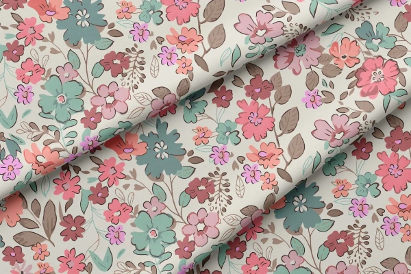 Arihant Creations Poly Rayon Digital Print Fabric, 58 Inches Width, Lightweight, Soft, Durable - Rayon