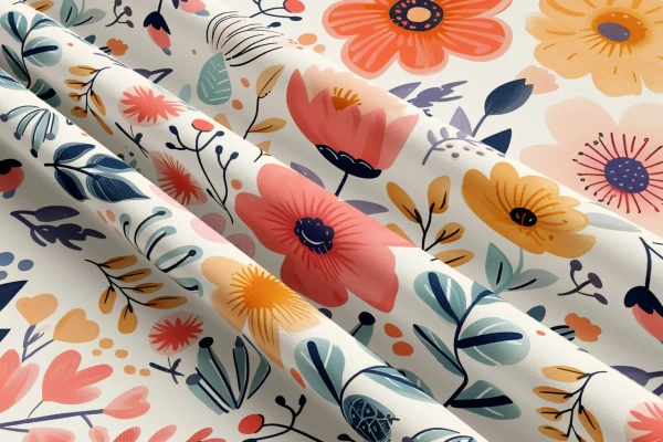 Arihant Creations Rayon Digital Print Fabric  | 44 Width, Unstitched, Poly Blend - Rayon