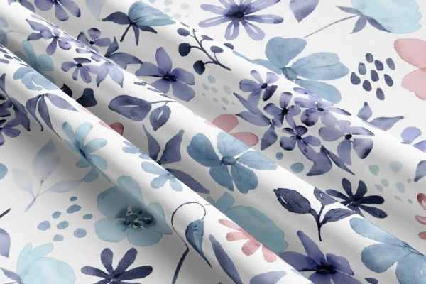 Arihant Creations Rayon Digital Print Fabric  | 44 Width, Poly Blend, Unstitched - Rayon