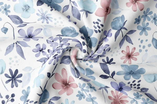 Arihant Creations Rayon Digital Print Fabric  | 44 Width, Poly Blend, Unstitched - Rayon