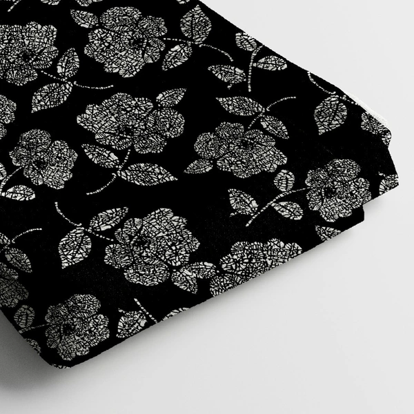 Arihant Creations Crepe Digital Print Fabric  | 44 Width, Unstitched - American Crepe