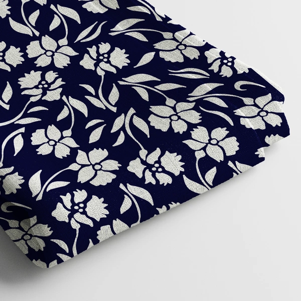 Arihant Creations Crepe Digital Print Fabric  | Unstitched, 44 Width - American Crepe