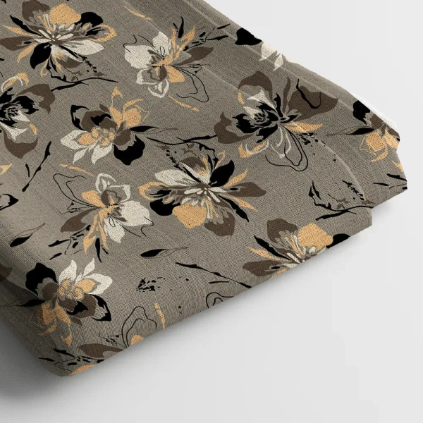 Arihant Creations Georgette Digital Print Fabric  | Unstitched, 44 Width - Georgette