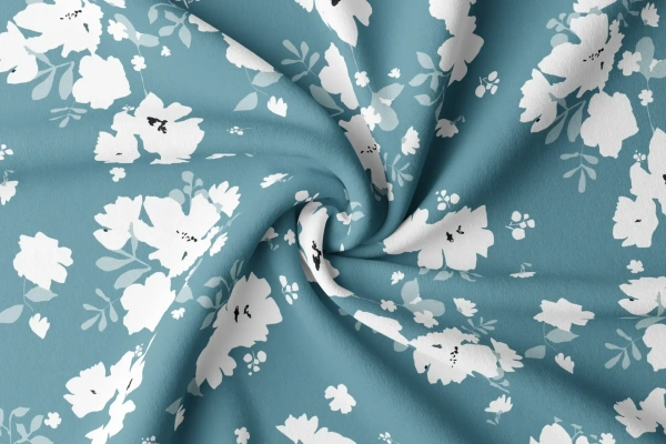 Arihant Creations Rayon Digital Printed Fabric, 44 Inches Width, Soft & Lightweight, Durable - Rayon