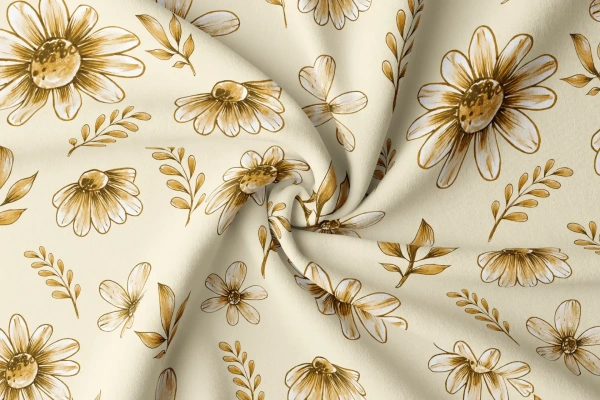 Arihant Creations Rayon Digital Print Fabric 2.5 MTR | 44 Width, Poly Blend, Unstitched - Rayon 2.5 MTR