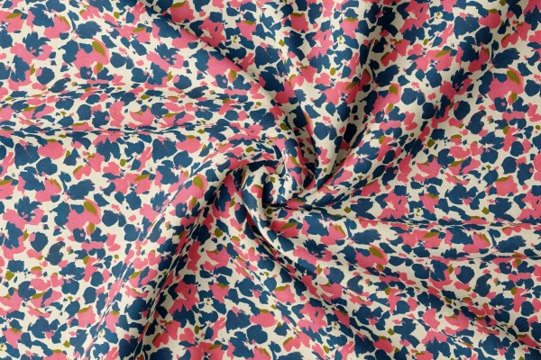 Arihant Creations Poly Rayon Digital Printed Fabric, Soft Fabric, , Durable, 44 Inches Width - Rayon