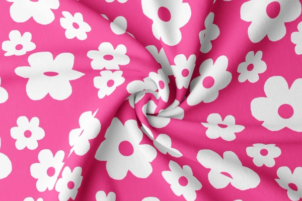 Arihant Creations Poly Rayon Digital Printed Fabric  | 44 Width, Unstitched - Rayon