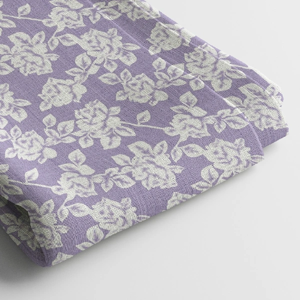 Arihant Creations Crepe Digital Print Fabric  | Unstitched, 44 Width - American Crepe