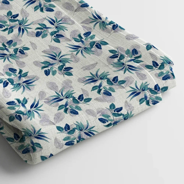 Arihant Creations Muslin Digital Printed Fabric 2.5 MTR | Poly Blend, 44 Width, Unstitched - 0.220 Kg, Muslin 2.5 MTR