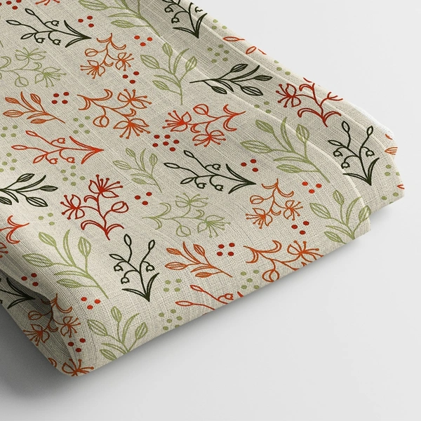 Arihant Creations Japan Satin Digital Print Fabric 2.5 MTR | 44 Width, Poly Blend - Japan Satin 2.5 MTR