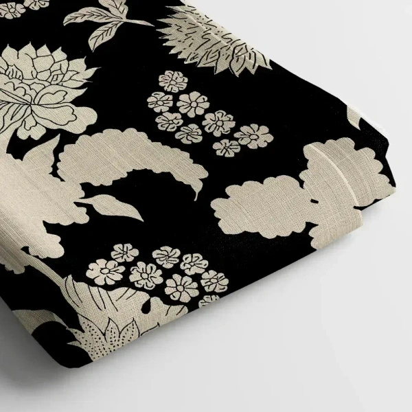 Poly Cotton Digital Printed Fabric, 44 Inches, Soft Lightweight For Women Clothing
