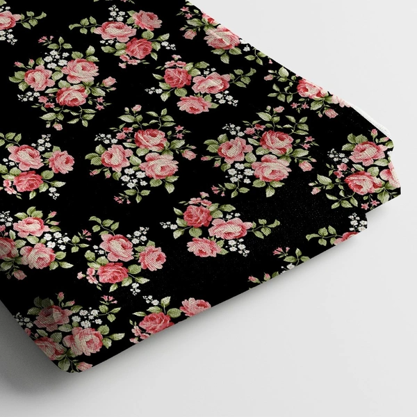 Arihant Creations Poly Cotton Digital Print Fabric  | Unstitched, 44 Width - Poly Cotton