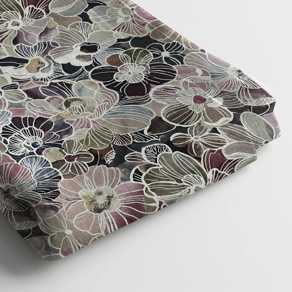 Arihant Creations Poly Cotton Digital Print Fabric  | Unstitched, 44 Width - Poly Cotton