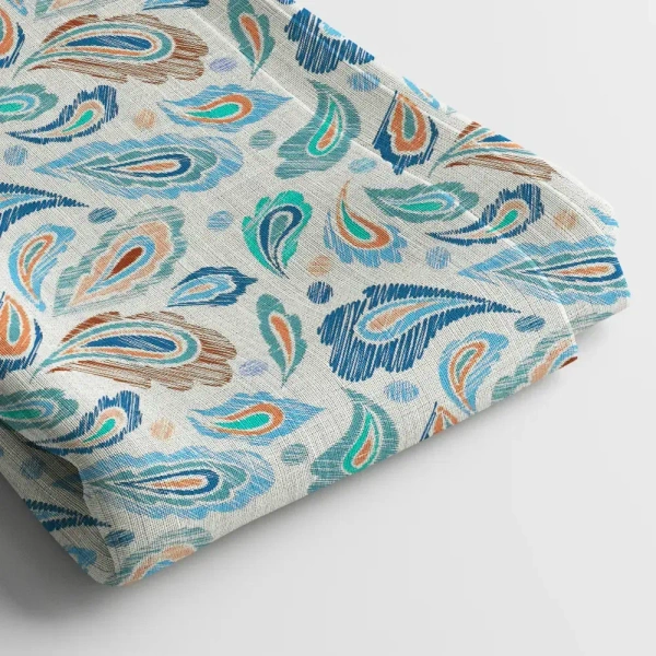 Arihant Creations Crepe Digital Print Fabric  | 44 Width, Unstitched - American Crepe