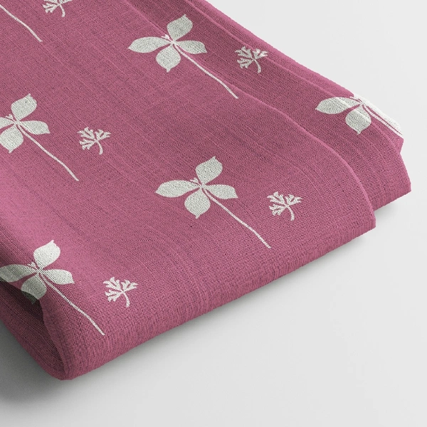 Arihant Creations Linen Cotton Digital Print Fabric  | 44 Width, Unstitched, Poly Blend - Linen