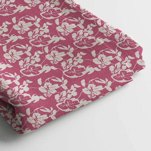 Arihant Creations Crepe Digital Print Fabric  | 44 Width, Unstitched - American Crepe