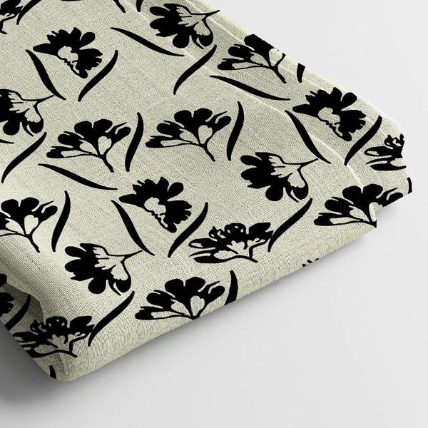 Arihant Creations Modal Satin Digital Printed Fabric | 44 Width, Unstitched - Modal Satin